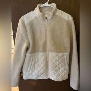Women's Cream Quilted Jacket